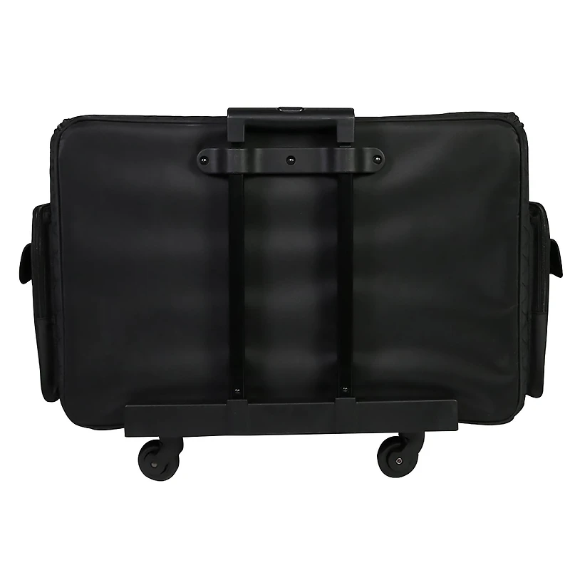 Everything Mary XL Black Quilted Deluxe Rolling Sewing Machine Case