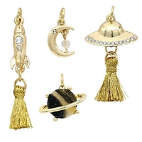 Gold Metal Outer Space Charm Mix by Bead Landing™