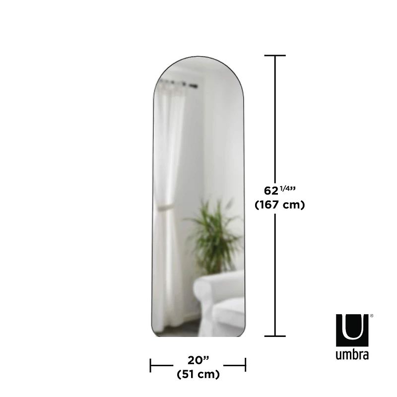 Umbra 62" Titanium Hubba Arched Mirror