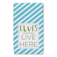 Elves Live Here Tea Towels - Set of 2