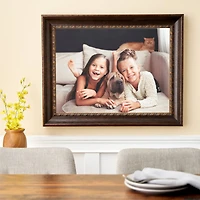 Gold Open Back Frame With Red Accents by Studio Décor®