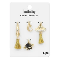 Gold Metal Outer Space Charm Mix by Bead Landing™