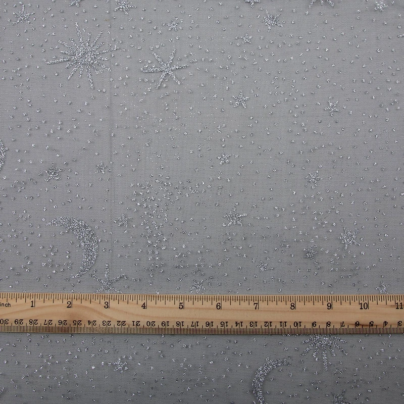 Wyla Black with Silver Moon & Stars Mesh