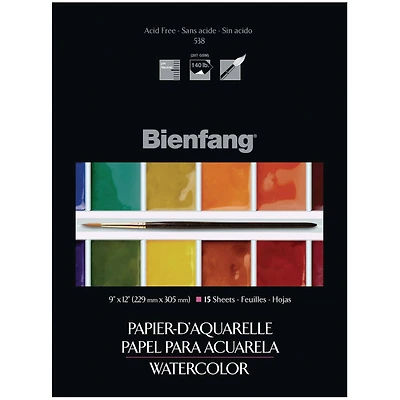 6 Pack: Bienfang® Student Watercolor Pad, 9" x 12"