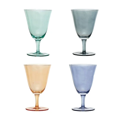 Hello Honey 8oz. Stemmed Wine Glass Set, 4ct.