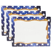 Hayes® Stars Border Certificate, 3 Packs of 50