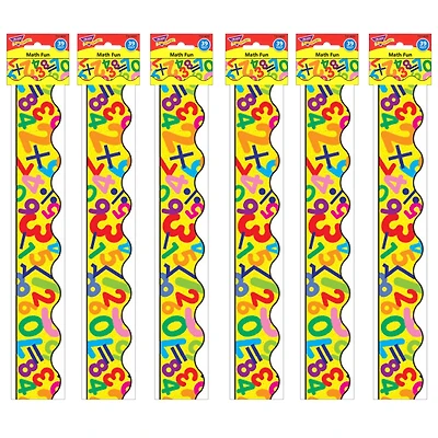 Trend Enterprises® Terrific Trimmers® Math Fun Borders, 234ft.