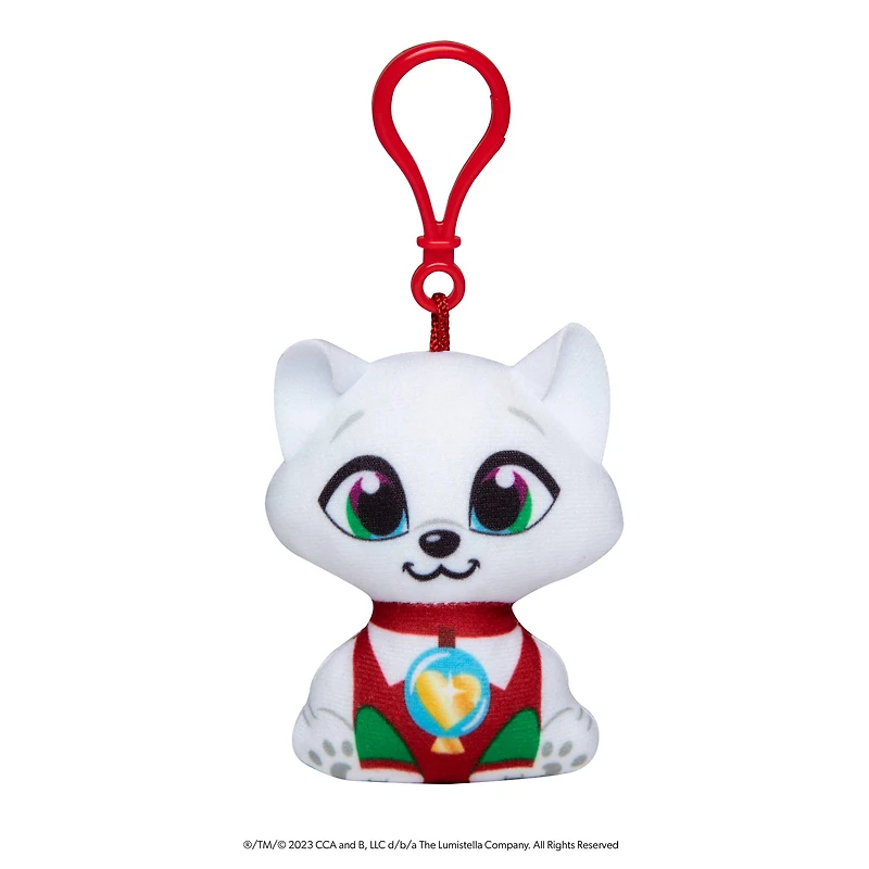 Elf Pets® Plushee Pals® Mini Clip-On, Arctic Fox