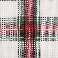 DII® Christmas Plaid Dishtowel Set