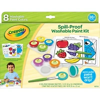 Crayola® Spill-Proof Washable Paint Kit