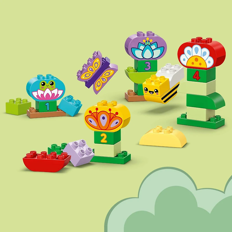 LEGO® DUPLO® Town Creative Garden & Flowers Color-Sorting Stacking Toy 10444