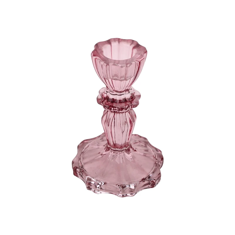 Assorted 4.25" Glass Candle Holder by Ashland®, 1pc.