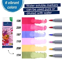Faber-Castell® Goldfaber Aqua Flowers Dual-Tip Marker Set