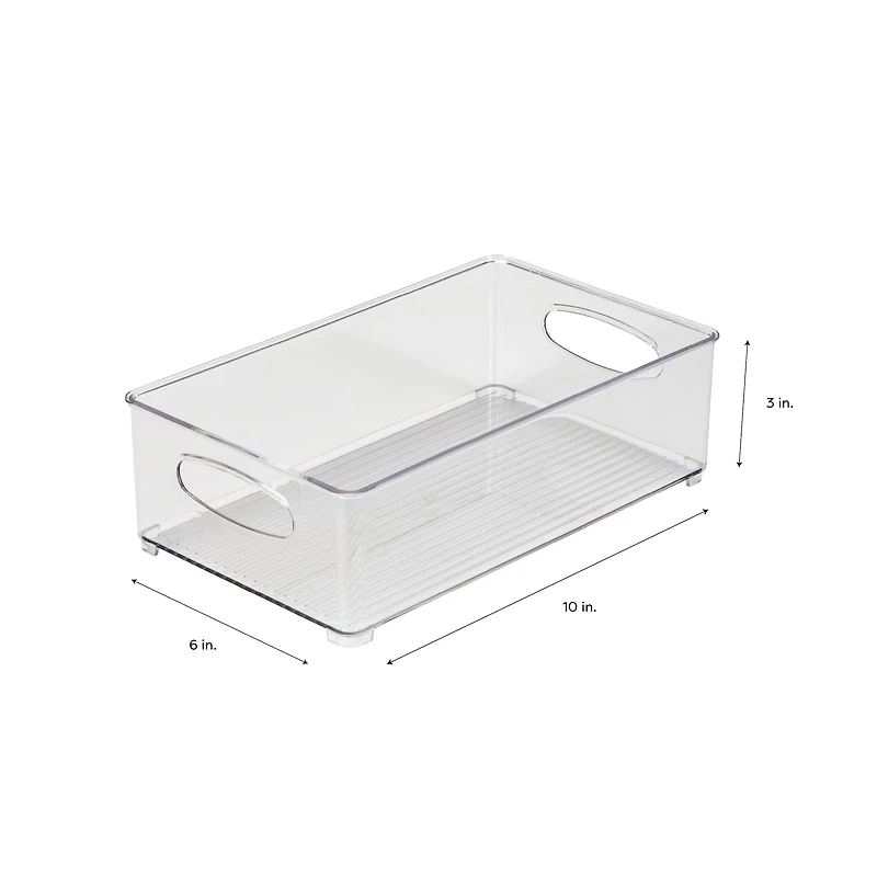 Simplify Medium Vertical Stripe Clear Organizer