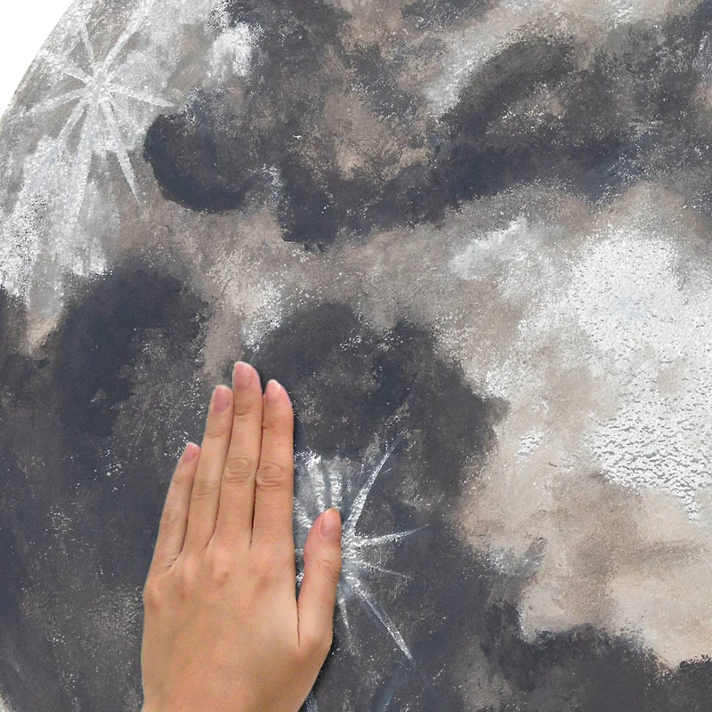 RoomMates Mr. Kate Moon Peel & Stick Wall Decals with Metallic Silver Ink