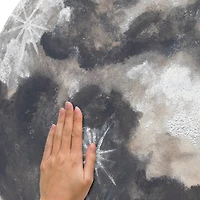 RoomMates Mr. Kate Moon Peel & Stick Wall Decals with Metallic Silver Ink