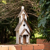 Glitzhome® 23.62" Extra-Large Rustic Wooden Birdhouse