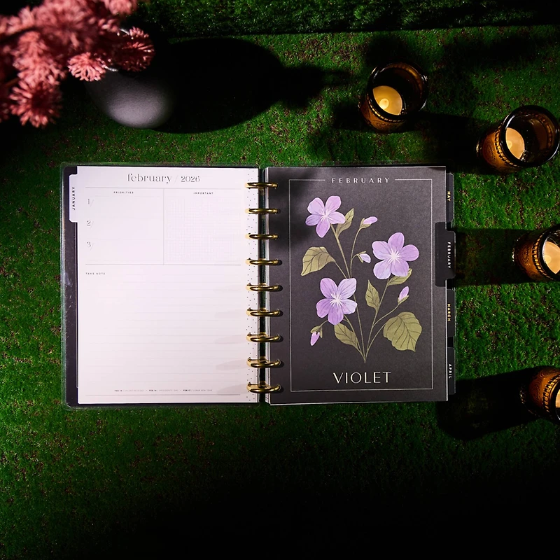 The Classic Happy Planner® Dark Garden Deluxe