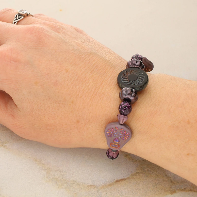Purple Days Czech Glass Bead Mix by Bead Landing™