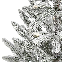 3ft. Pre-Lit Manchester Spruce Artificial Christmas Tree, Clear LED Lights