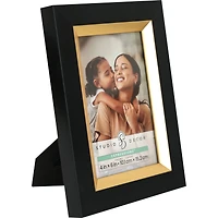 Expressions™ Black Frame with Gold Inner Trim by Studio Décor
