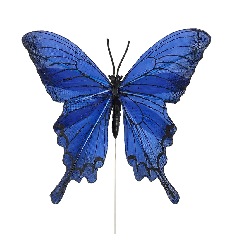 3.5" Blue Feather Butterflies, 6ct. by Ashland®