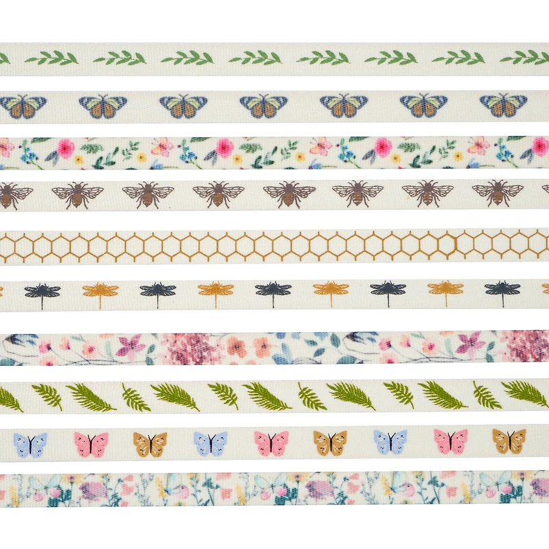 3/8" x 2yd. Insects Value Pack Ribbon by Celebrate It®