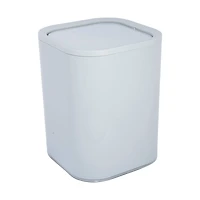 Bath Bliss Gray Acrylic 8L Waste Bin