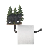 Black Bear Toilet Paper Holder