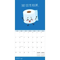 TF Publishing 2024 Puns Wall Calendar