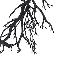 20" Black Glitter Twig Wreath by Ashland®