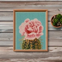 Flower Cactus Painting Diamond Art by Make Market®