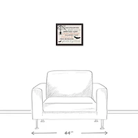 Halloween Things Black Framed Canvas Wall Art