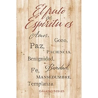 El Fruto Del Espíritu Es: The Fruit of the Spirit Wall Plaque