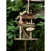 12" Tree House Bird Feeder