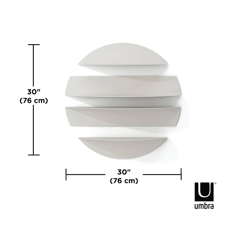 Umbra Stone Solis 4 Piece Wall Shelves