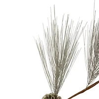 Brown & Gray Long Needle Pinecone Christmas Spray