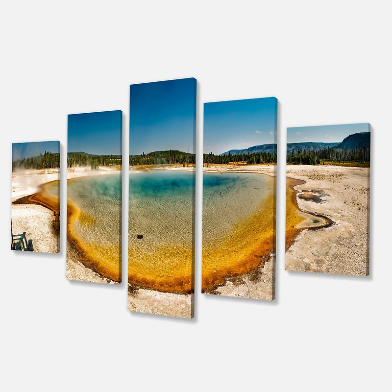 Designart - Yellowstone Heat Pool Panorama