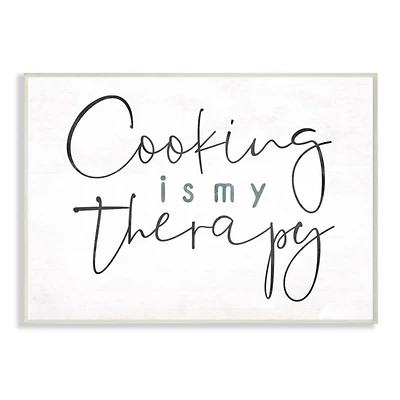 Stupell Industries Cooking Is My Therapy Wall Art