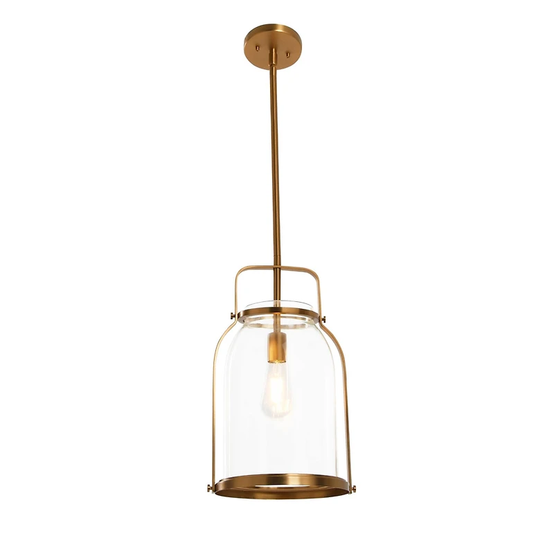 Hello Honey® Robert Stevenson Lighting Channing Metal & Glass Ceiling Light