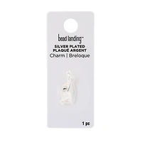 Silver Plated Graduation Cap Charm by Bead Landing™