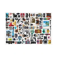 Classic Cameras Collectible Shaped Tin Puzzle: 550 Pcs