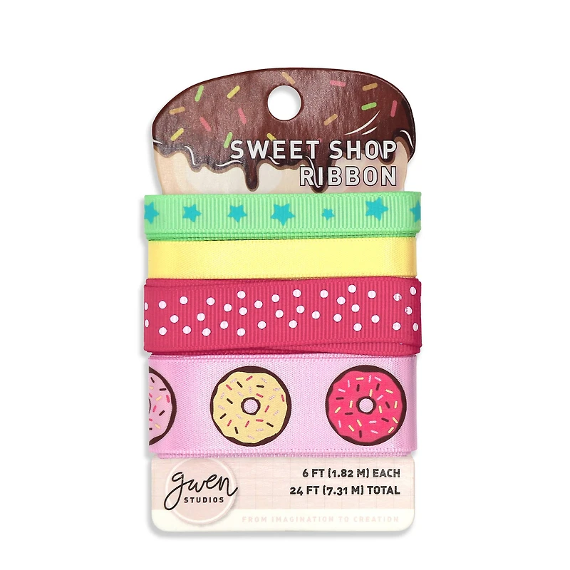 Gwen Studios Donuts Printed Ribbon Pack