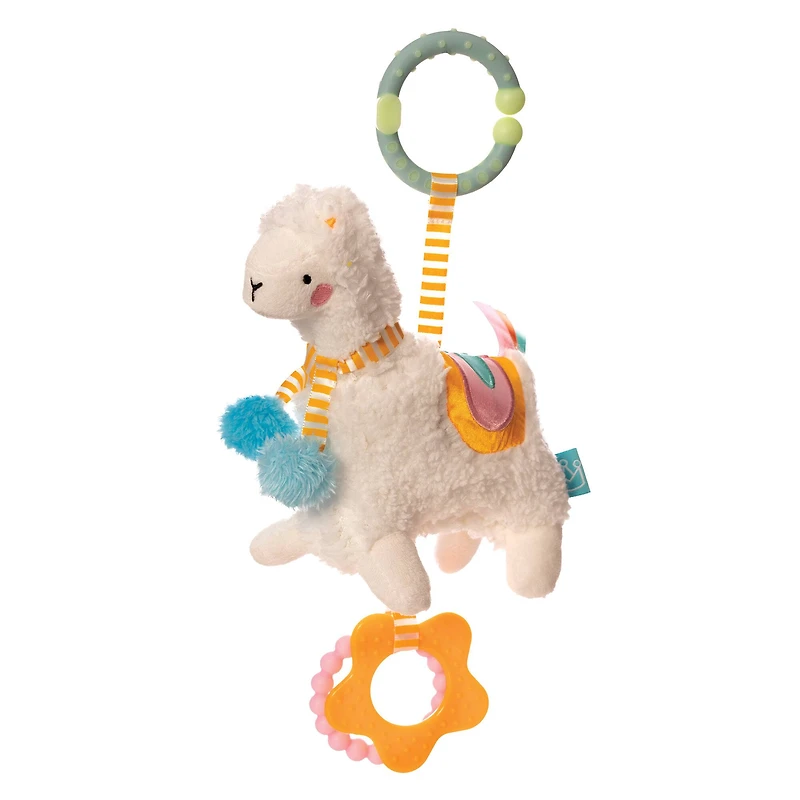 Manhattan Toy® Travel Toy Llama Teether & Soft Activity Book Set