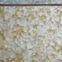 14.5" Diamond Galvanized Wall Planter