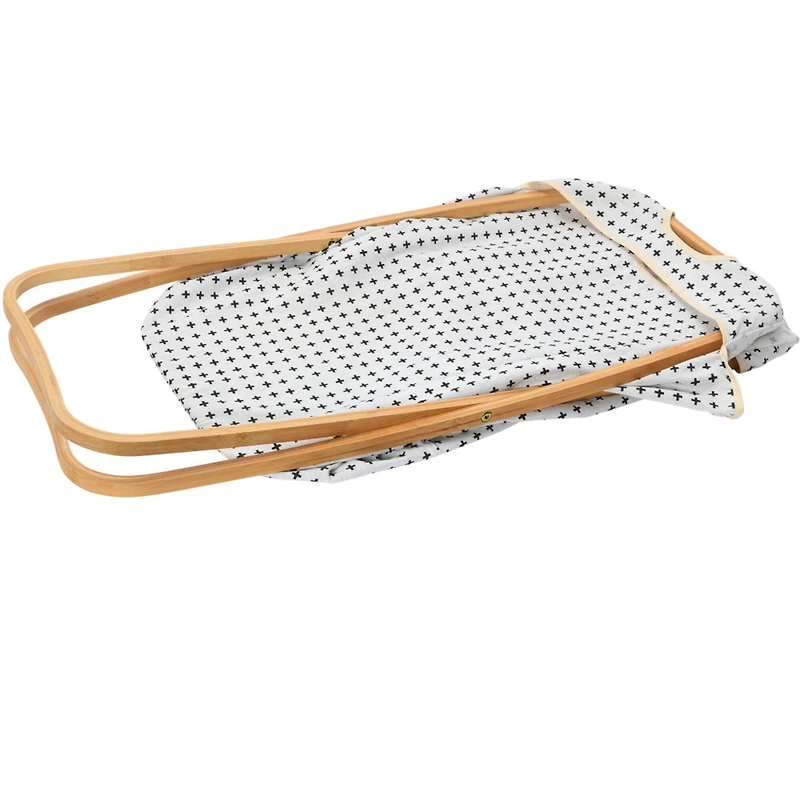 Household Essentials Krussh Bamboo X Frame Hamper (Cross)