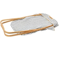 Household Essentials Krussh Bamboo X Frame Hamper (Cross)