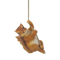 7" Hanging Squirrel Décor
