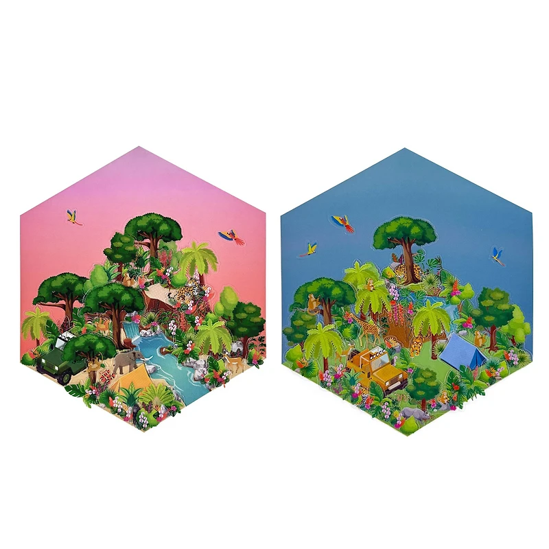 Pink Jungle Sticker Scene Kit by Recollections™