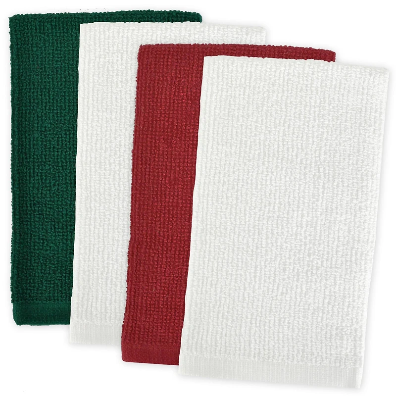 DII® Assorted Holiday Barmop Dishtowel Set